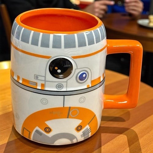 Porselen Kupa Bardak Kaşıklı Şirin Star Wars Tasarım Mug