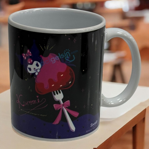 Porselen Kupa Bardak Sanrio Kuromi