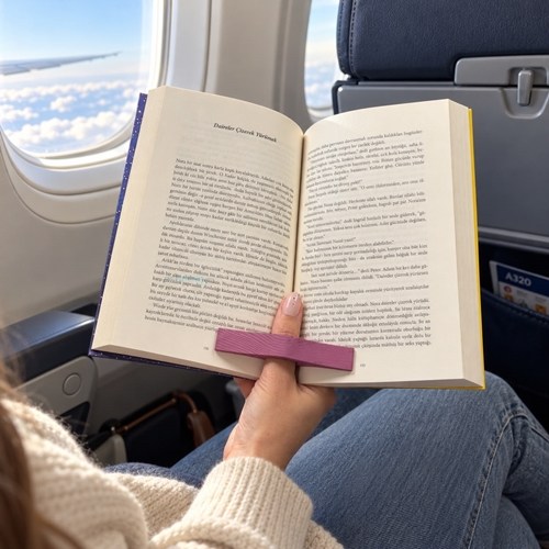Pramid Ahşap Kitap Okuma Yüzüğü Large