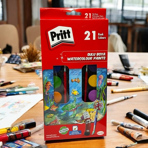Pritt Suluboya Büyük Boy 21 Renk