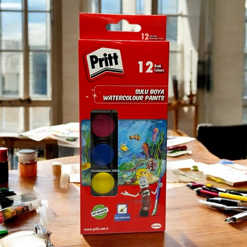 Pritt Suluboya Küçük Boy 12 Renk