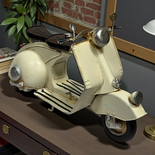 Retro Dekoratif Metal Scooter