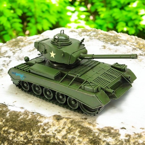 Retro Dekoratif Metal Tank