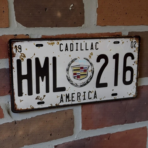 Retro Hml-216 Metal Kabartma Plaka