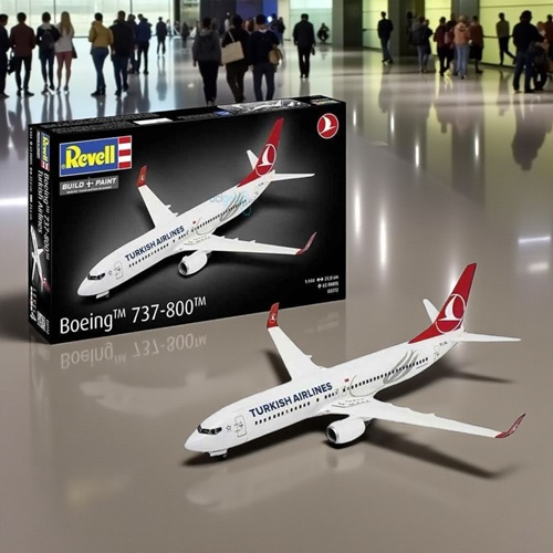Revell Boeing Turkish Airlines Maket Uçak 1:144 Ölçek, 47 Parça