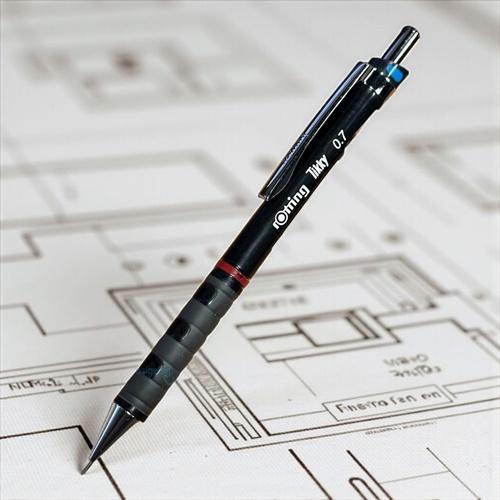 Rotring Tikky Versatil Uçlu Kalem 07mm Siyah