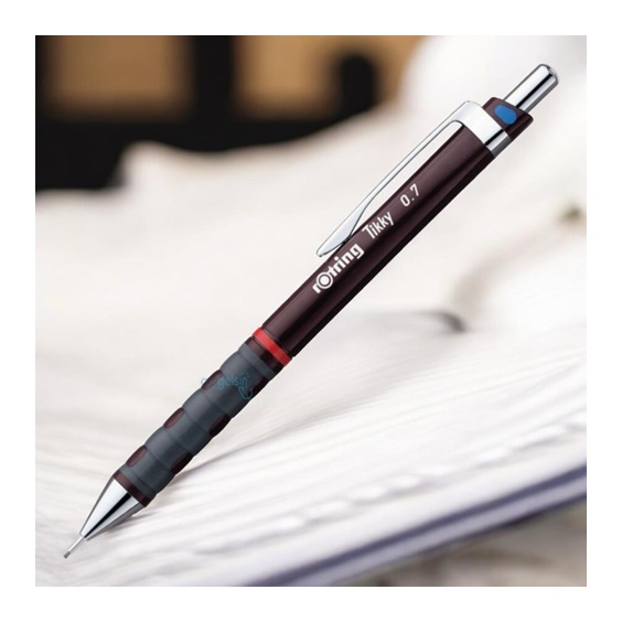 Rotring Tikky Versatil Uçlu Kalem Bordo 0.7 Mm
