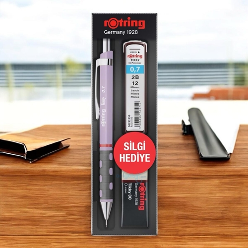 Rotring Tikky Versatil Uçlu Kalem Okul Seti 0,7 Mm Lila