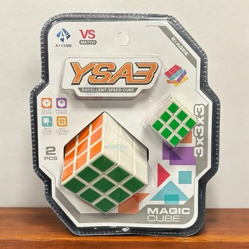 Rubik Sihirli Zeka Küpü 2 Li Kartela