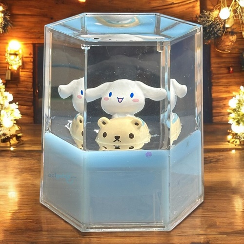 Sanrio Cinnamonroll Işıklı Müzikli Sulu Altıgen Küre
