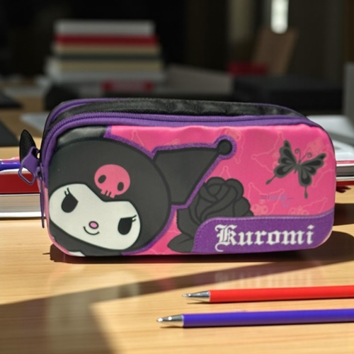 Sanrio Kuromi İki Gözlü Kalem Kutusu