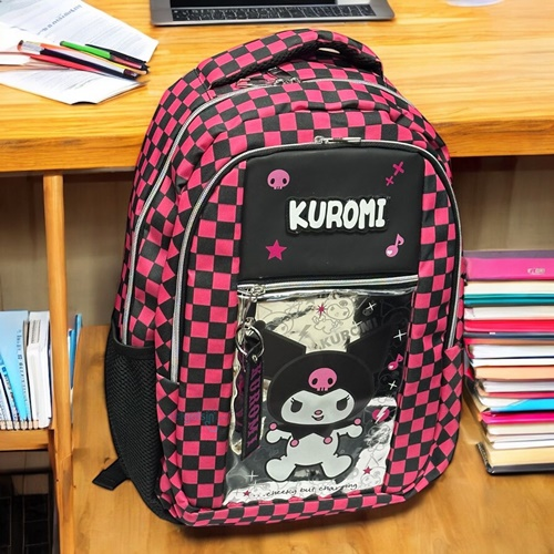 Sanrio Kuromi Lisanslı Okul Çantası 615560