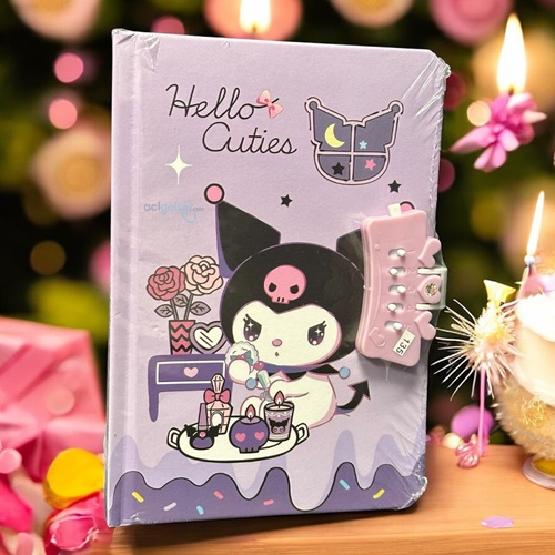Sanrio Kuromi Şifreli Hatıra Defteri