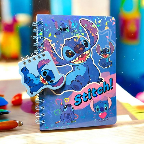 Sanrio Kuromi & Stitch Not Defteri + Mini Not Defteri