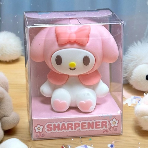 Sanrio Mymelody Figürlü 3d Silikon Kalemtraş Renkli