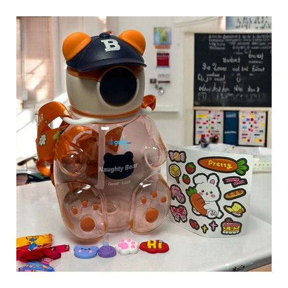 Şapkalı Ayıcık 750 Ml Matara