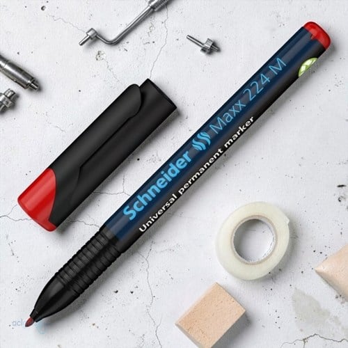 Schneider Asetat Kalemi Permanent M Seri 0.1 Mm Kırmızı 224