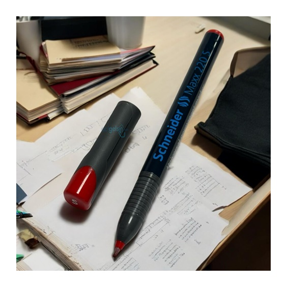 Schneider Asetat Kalemi Permanent S Seri 0.4 Mm Kırmızı 220