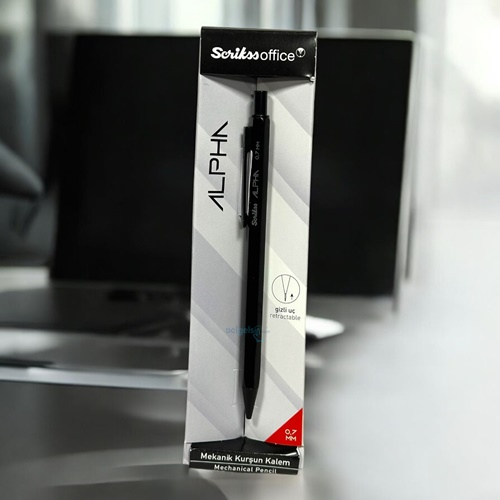 Scrıkss Alpha Versatil Uçlu Kalem Siyah 0,5mm