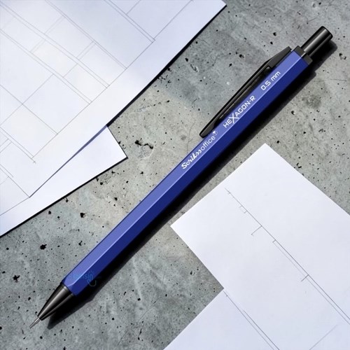 Scrikss Hexagon- R 05 Mm Versatil Kalem Mat Mor