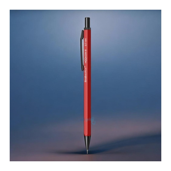 Scrikss Hexagon Versatil Uçlu Kalem Mat Kırmızı 05 Mm
