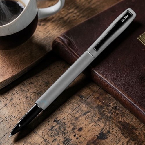 Scrikss Karnaval Roller Kalem Gümüş Gri Kristal Kutu