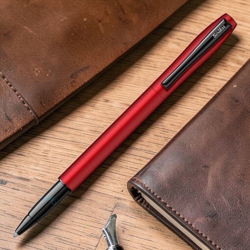 Scrikss Karnaval Roller Kalem Kırmızı Kristal Kutu