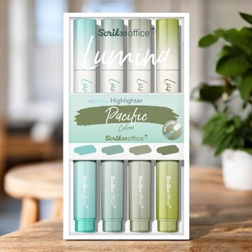 Scrikss Lumina 4lü Pacific Fosforlu Kalem