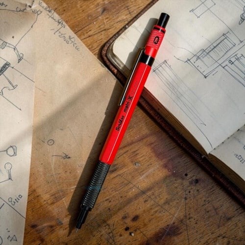 Scrikss Matrix Versatil Uçlu Kalem Metalik Kırmızı 0.5mm