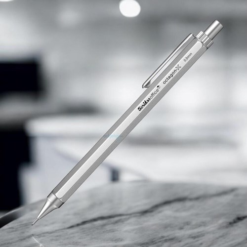 Scrikss Octagon-x Mekanik Kurşun Kalem 0.5 Mm Gri