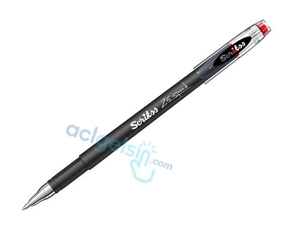 Scrikss Speed Gek Tükenmez Kalem Kırmızı 0.5 Mm K Paket