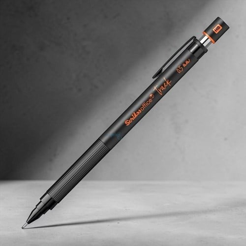 Scrikss Track Mekanik Versatil Uçlu Kalem Turuncu 0.5 Mm