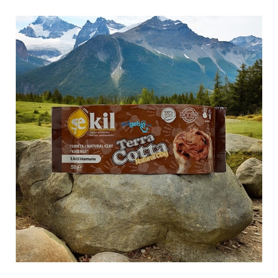 Şekil Kil Seramik Hamuru Kahverengi 500gr