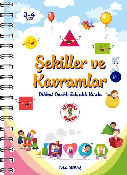 Şekiller Ve Kavramlar - Dikkat Odaklı Etkinlik Kitabı