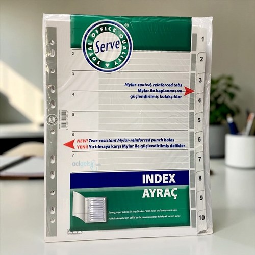 Serve Seperatör Ayraç 1-10 Rakam