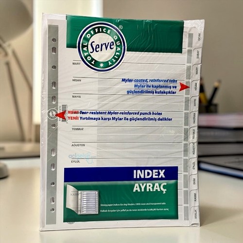 Serve Seperatör Ayraç Aylar