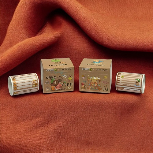 Sevimli Capy Bara 70 Ad.defter Etiketi