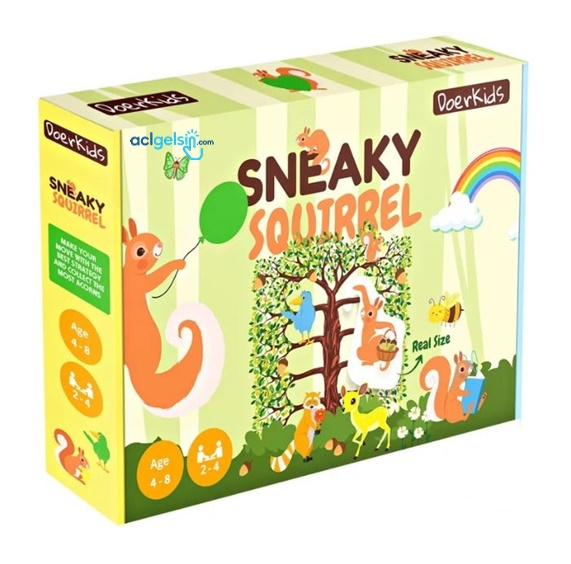 Sinsi Sincaplar 3d Eğitici Strateji Kutu Oyunu Sneaky Squirrel