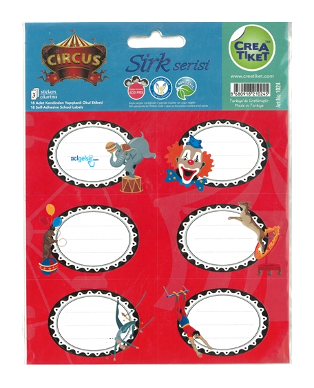 Sirk Serisi Okul Etiketi