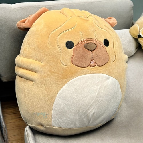 Squishmallows Kahverengi Shar Pei Köpek Peluş 30 Cm
