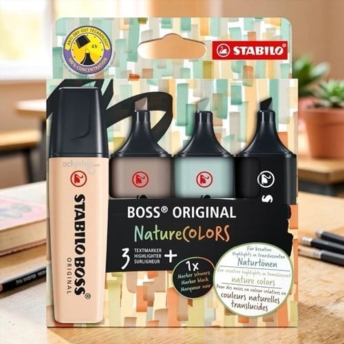 Stabılo Boss Orıgınal Nature 4lü