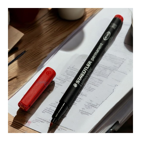 Staedtler Lumocolor Asetat Kalem Permanent M Kırmızı