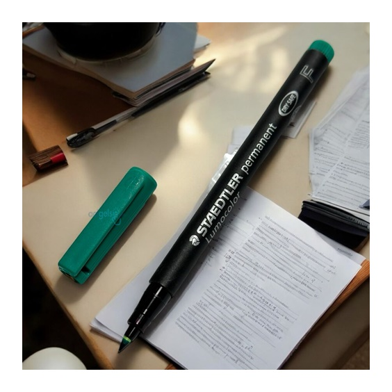 Staedtler Lumocolor Asetat Kalem Permanent F Yeşil