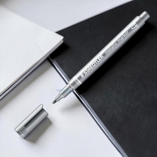 Staedtler Metalik Marker Kalem Metalik Gümüş 1-2mm