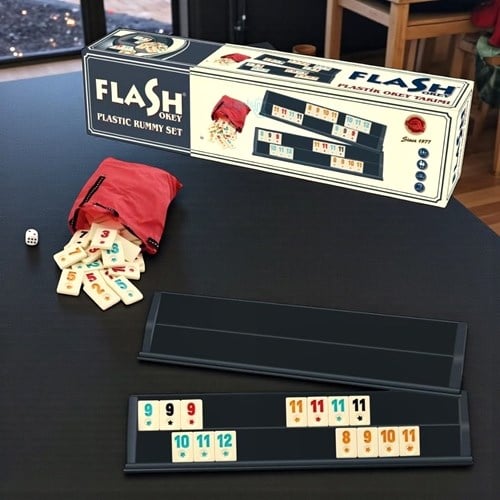 Star Flash Lüks Plastik Okey Takımı