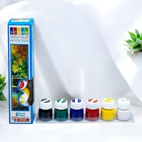 Südor 6 Renk Akrilik Boya 15ml