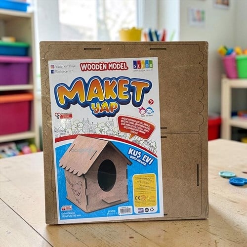 Südor Ahşap Maket Kuş Evi Eğitim Metaryelleri
