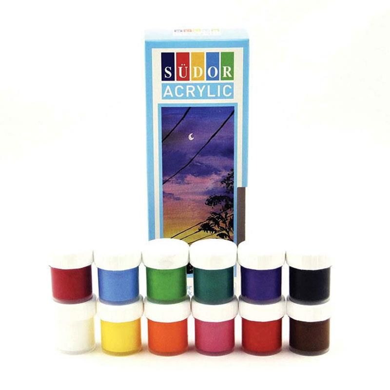 Südor Akrilik Boya Set 12x20ml Sd126 6215