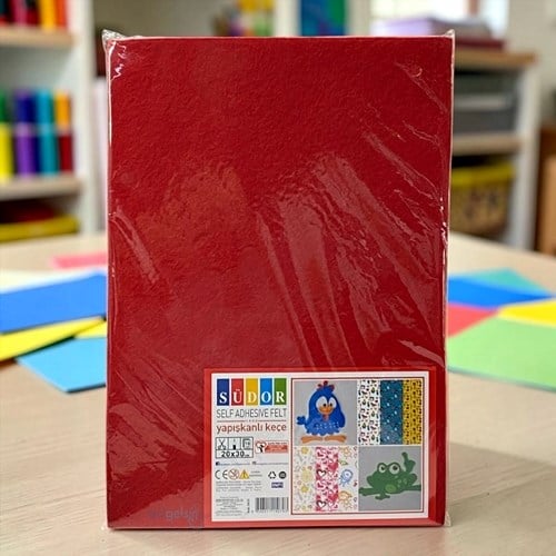 Südor Keçe A4 10 Karışık Renk Yapışkanlı