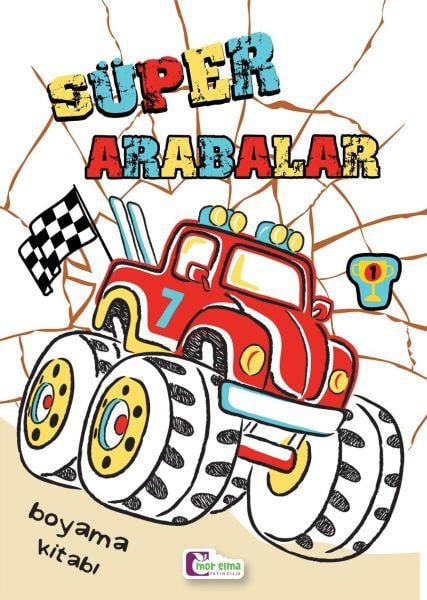 Süper Arabalar Boyama Kitabı